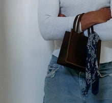 Load image into Gallery viewer, Leather Dock Bag- Bebe in Brown Latigo
