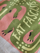 Load image into Gallery viewer, Canvas Tote Bag with Vegan Leather Handle | Eat Fascists
