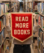 Load image into Gallery viewer, Read More Books- Camp Flag
