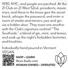 Load image into Gallery viewer, Speakeasy: Gin Botanicals Cypress Hand-Poured Soy Candle
