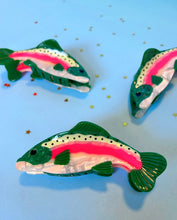 Load image into Gallery viewer, Rainbow Trout- Hair Claw
