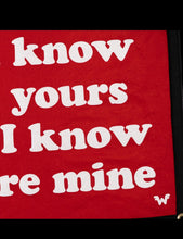 Load image into Gallery viewer, You Know I'm Yours and I Know You're Mine Camp Flag • Weezer X Oxford Pennant
