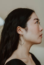 Load image into Gallery viewer, Surya Hoop Stud Earrings
