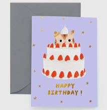 Load image into Gallery viewer, Kitty Cake - Birthday Card
