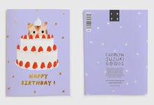 Load image into Gallery viewer, Kitty Cake - Birthday Card
