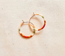 Load image into Gallery viewer, Mini Tondo Hoop Earrings - Bouquet
