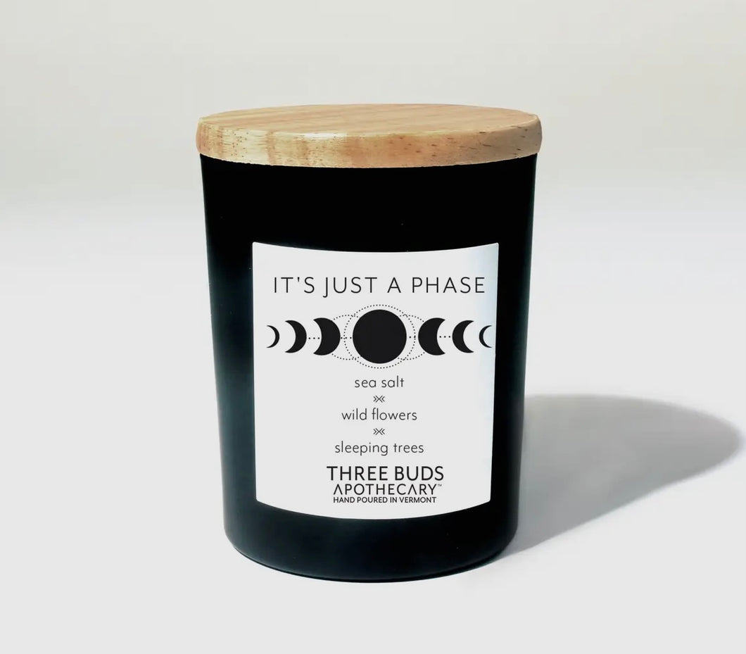 It's Just A Phase ( Moon ) Hand Poured Soy Candle