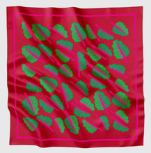 Load image into Gallery viewer, Glowing Chard - Cotton Silk Bandana
