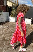 Load image into Gallery viewer, Frida Dress- Pink Squiggle
