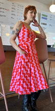 Load image into Gallery viewer, Vacation Dress- Pink Squiggle
