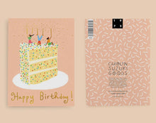Load image into Gallery viewer, Confetti Cake - Birthday Card
