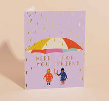 Load image into Gallery viewer, Raindrops - Support/Sympathy Card
