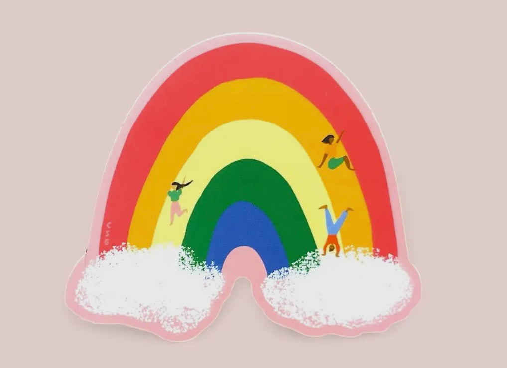 Rainbow Slide - Die Cut Sticker