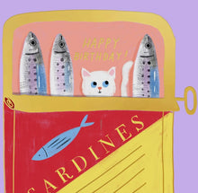 Load image into Gallery viewer, Tinned Fish - Birthday Card
