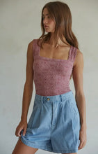 Load image into Gallery viewer, Knit Seamless Jacquard -Tank
