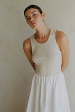 Load image into Gallery viewer, Organic Cotton Ribbed Round Neck- Tank Top
