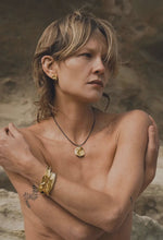 Load image into Gallery viewer, Perdido Folded Gold Stud Earrings
