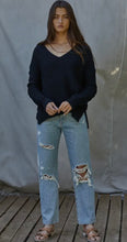 Load image into Gallery viewer, Knit Sweater V-Neck- Long Sleeve Top
