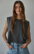 Load image into Gallery viewer, Knit Cotton Round Neck Tank Top
