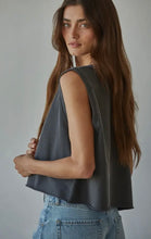 Load image into Gallery viewer, Knit Cotton Round Neck Tank Top

