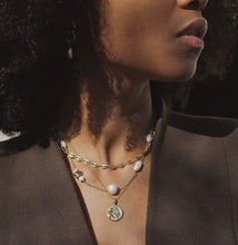 Load image into Gallery viewer, Maritime Necklace - Gold Mariner Chain Necklace
