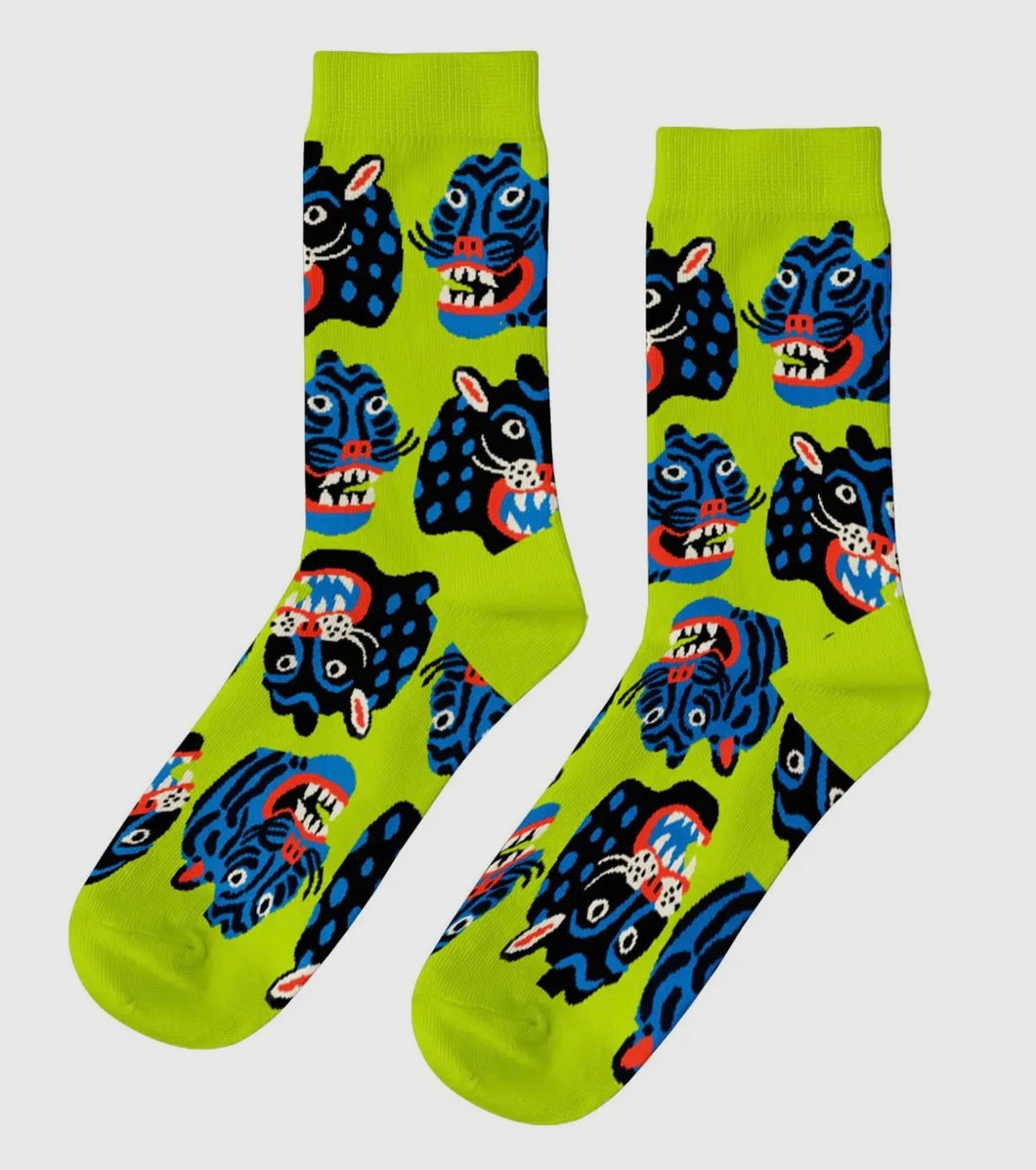 Kristina Micotti Wild Cats - Small Crew Socks