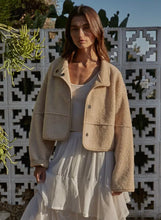 Load image into Gallery viewer, Sherpa Suede Bomber Jacket
