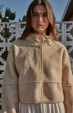 Load image into Gallery viewer, Sherpa Suede Bomber Jacket
