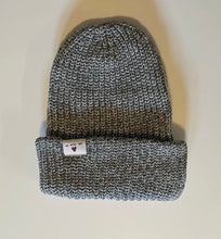 Load image into Gallery viewer, We Need Art- Grey and White Chunky Hat
