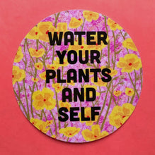 Load image into Gallery viewer, Water your plants and self- sticker
