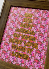 Load image into Gallery viewer, From Wild Geese-  Mary Oliver- Art Print
