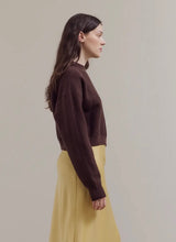 Load image into Gallery viewer, Chocolate brown- Knitted Sweater
