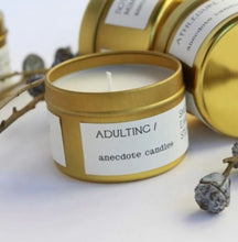 Load image into Gallery viewer, Adulting (Fig &amp; Cashmere)- Travel Tin Candle - Good Judy (.com)
