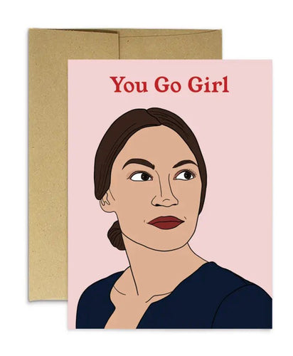 AOC You Go Girl- Card - Good Judy (.com)