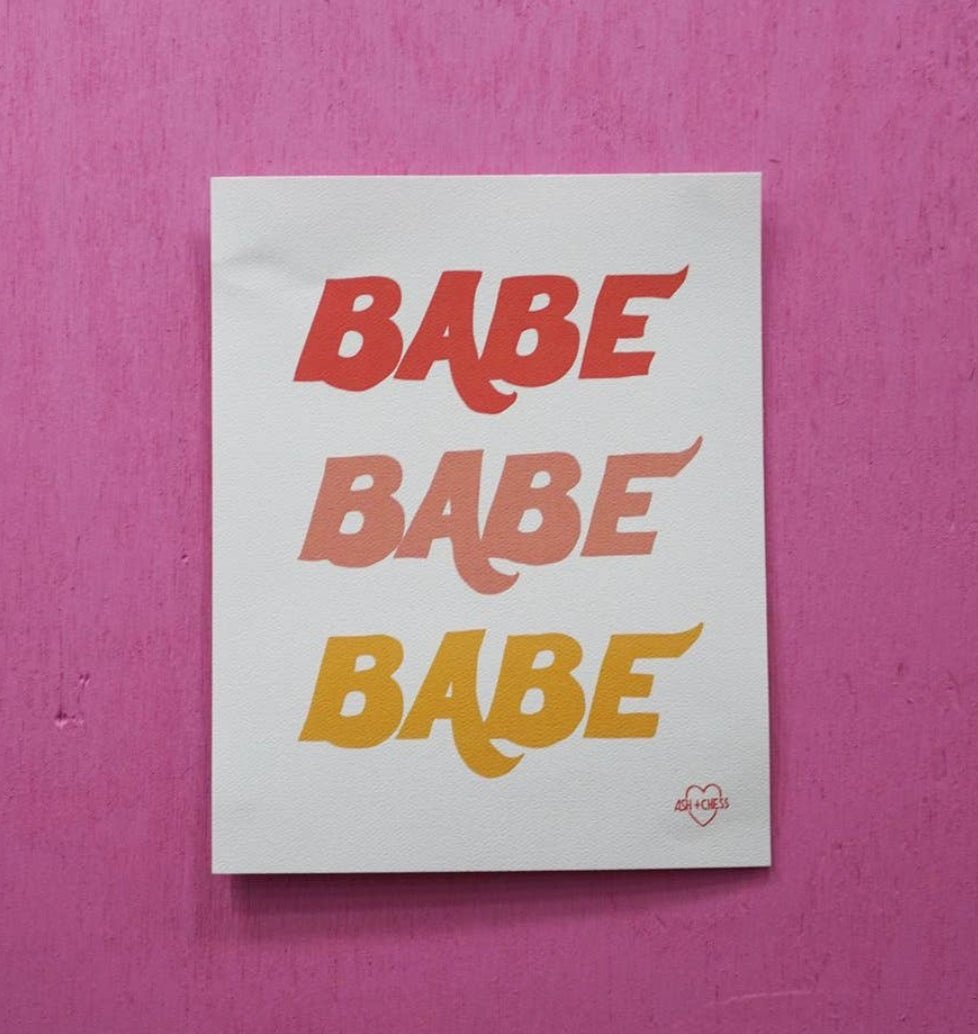Babe- Art Print - Good Judy (.com)