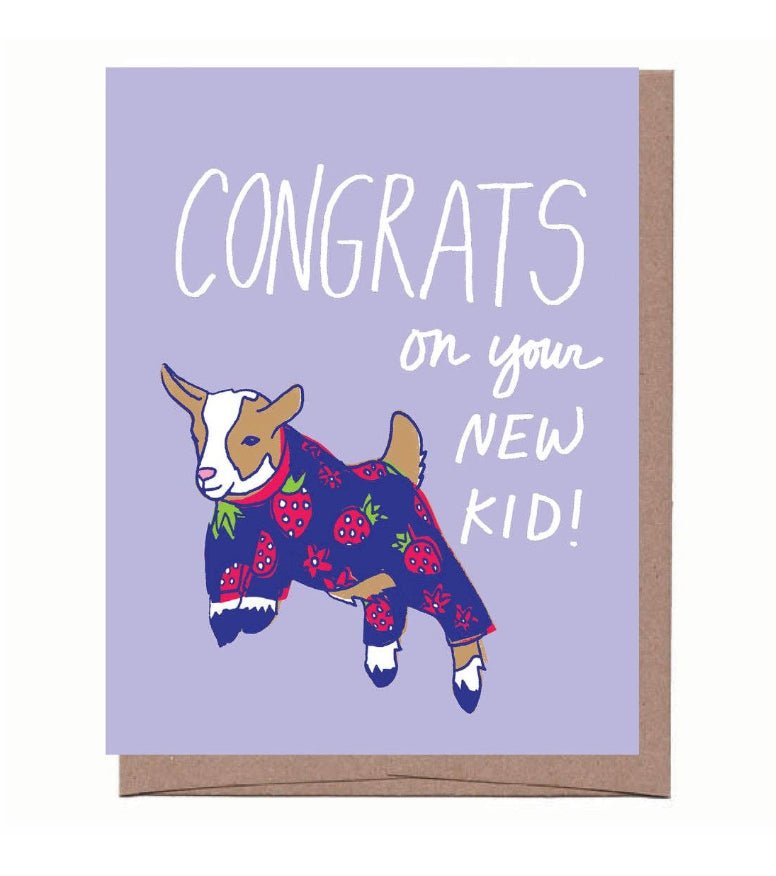 Baby Goat- Card - Good Judy (.com)