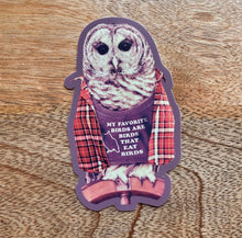 Load image into Gallery viewer, Barred Owl- funny bird sticker - Good Judy (.com)
