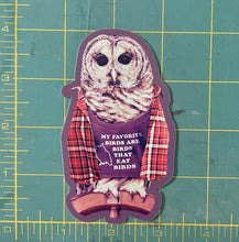 Load image into Gallery viewer, Barred Owl- funny bird sticker - Good Judy (.com)
