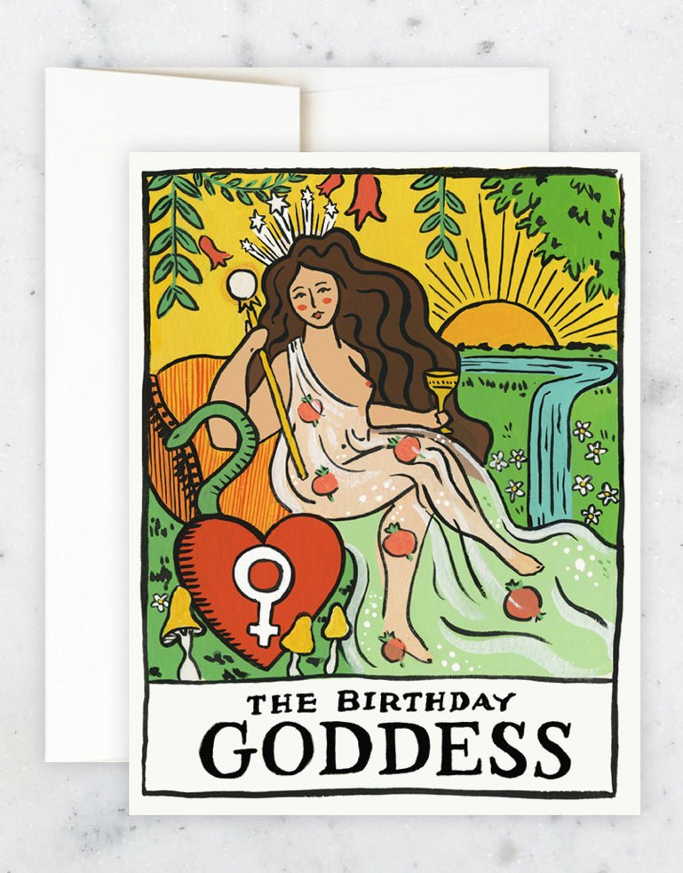 Birthday Goddess- Card - Good Judy (.com)