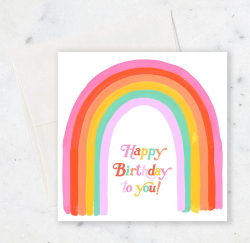 Birthday Rainbow Letters- Card - Good Judy (.com)