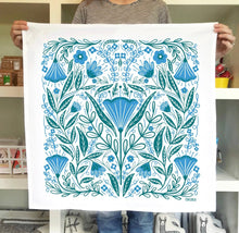 Load image into Gallery viewer, Blue Blossoms- Tea Towel - Good Judy (.com)
