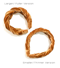 Load image into Gallery viewer, Braided Velvet Headband - Smaller Version, Color: Denim - Good Judy (.com)
