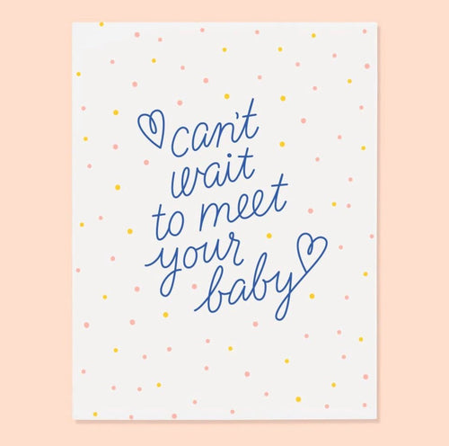 Can't wait to meet- Baby card - Good Judy (.com)