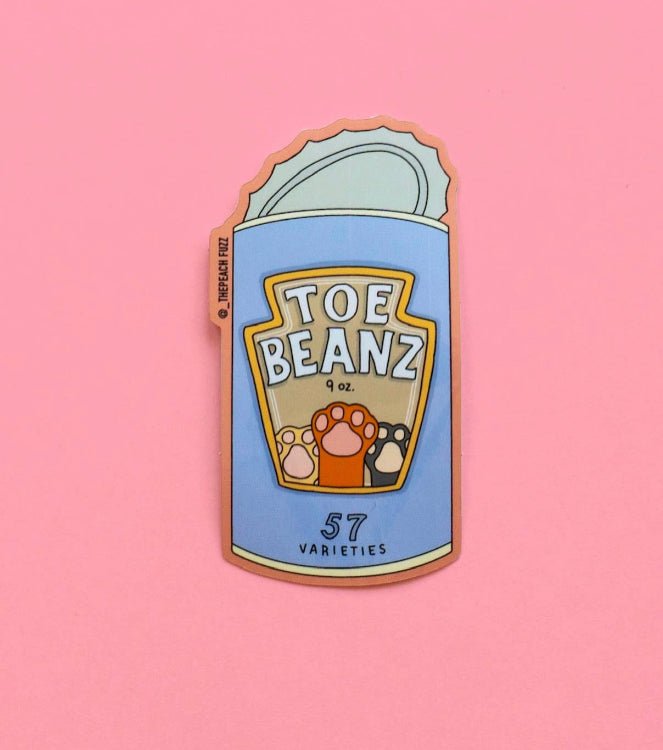 Cat Toe Beans Sticker - Good Judy (.com)