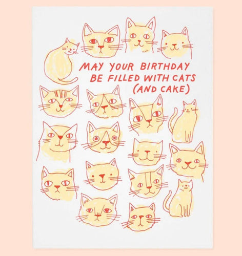 Cats and Cake- Birthday Card - Good Judy (.com)