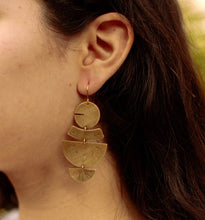 Load image into Gallery viewer, Cesme - Brass Stamped Earrings - Good Judy (.com)
