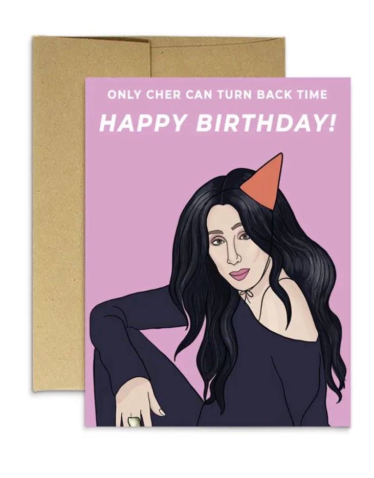 Cher Turn Back Time- Birthday Card - Good Judy (.com)