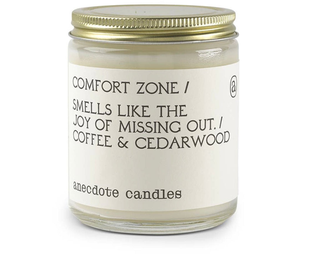 Comfort Zone (Coffee & Cedarwood) Glass Jar Candle - Good Judy (.com)