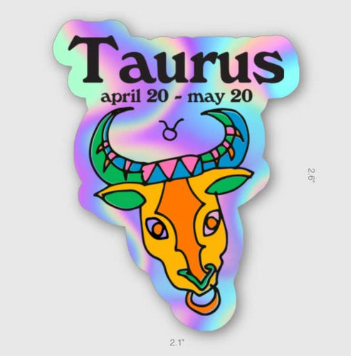 Copy of Zodiac Taurus Sticker - Good Judy (.com)