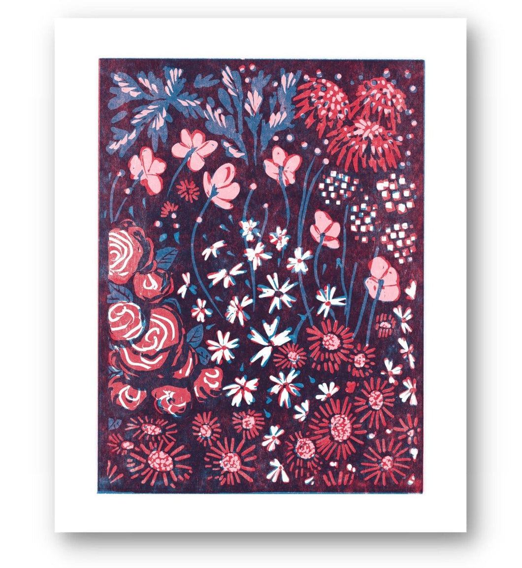 Crysanthemums & Phlox- Art Print - Good Judy (.com)